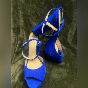 Jessica Simpson Electric Blue Shoes, Size 11